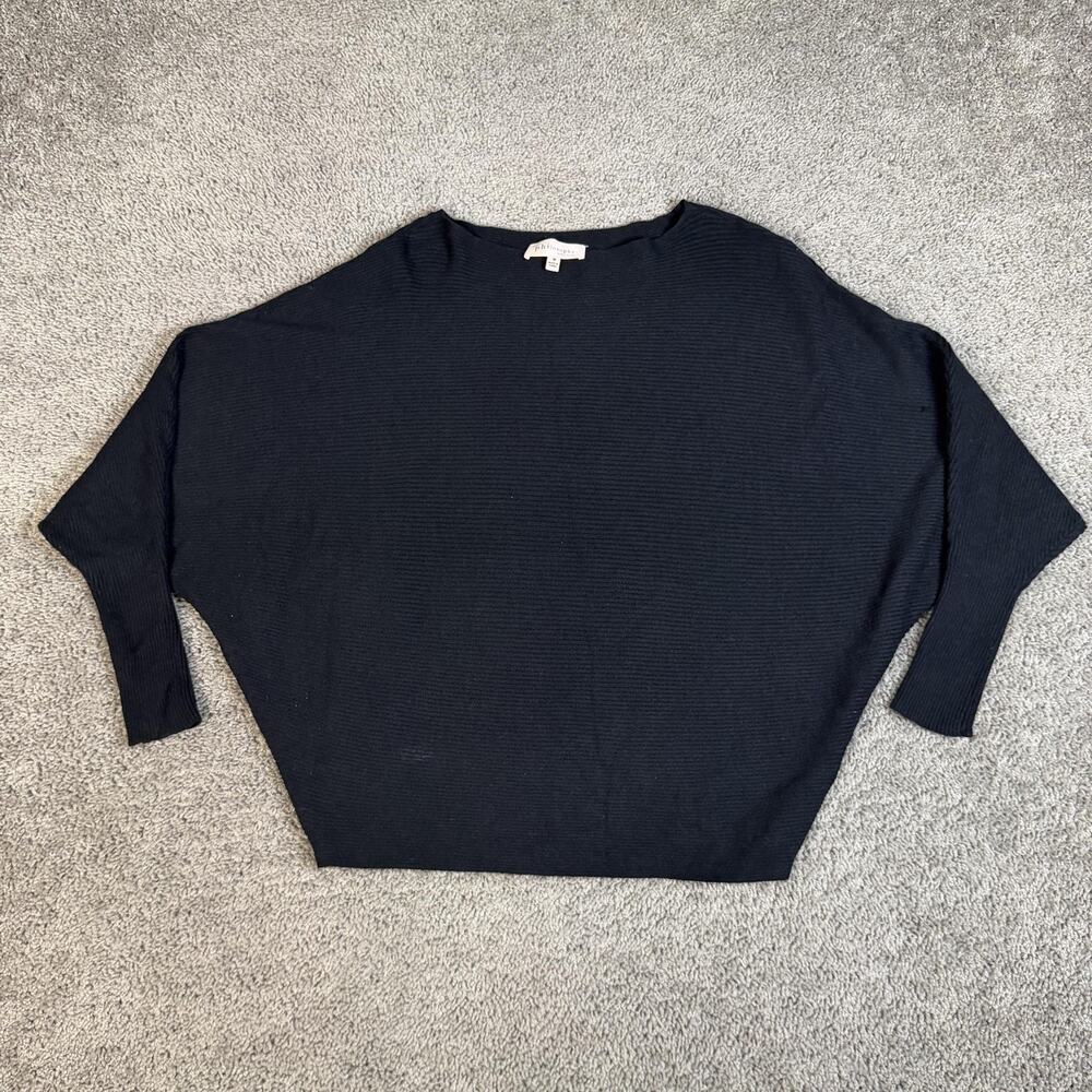 Philosophy Republic Clothing Sweater Pullover Womens M Black Oversized Dolman